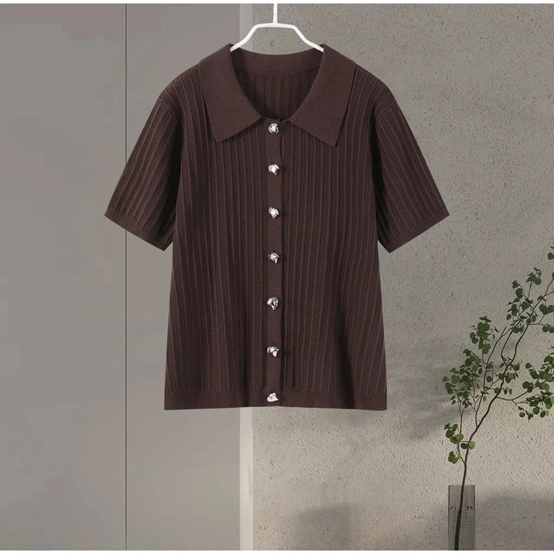 Stylowe Damskie Spodnie Garniturowe z Dzianiny, Letnie, Wygodne w Pasie 9