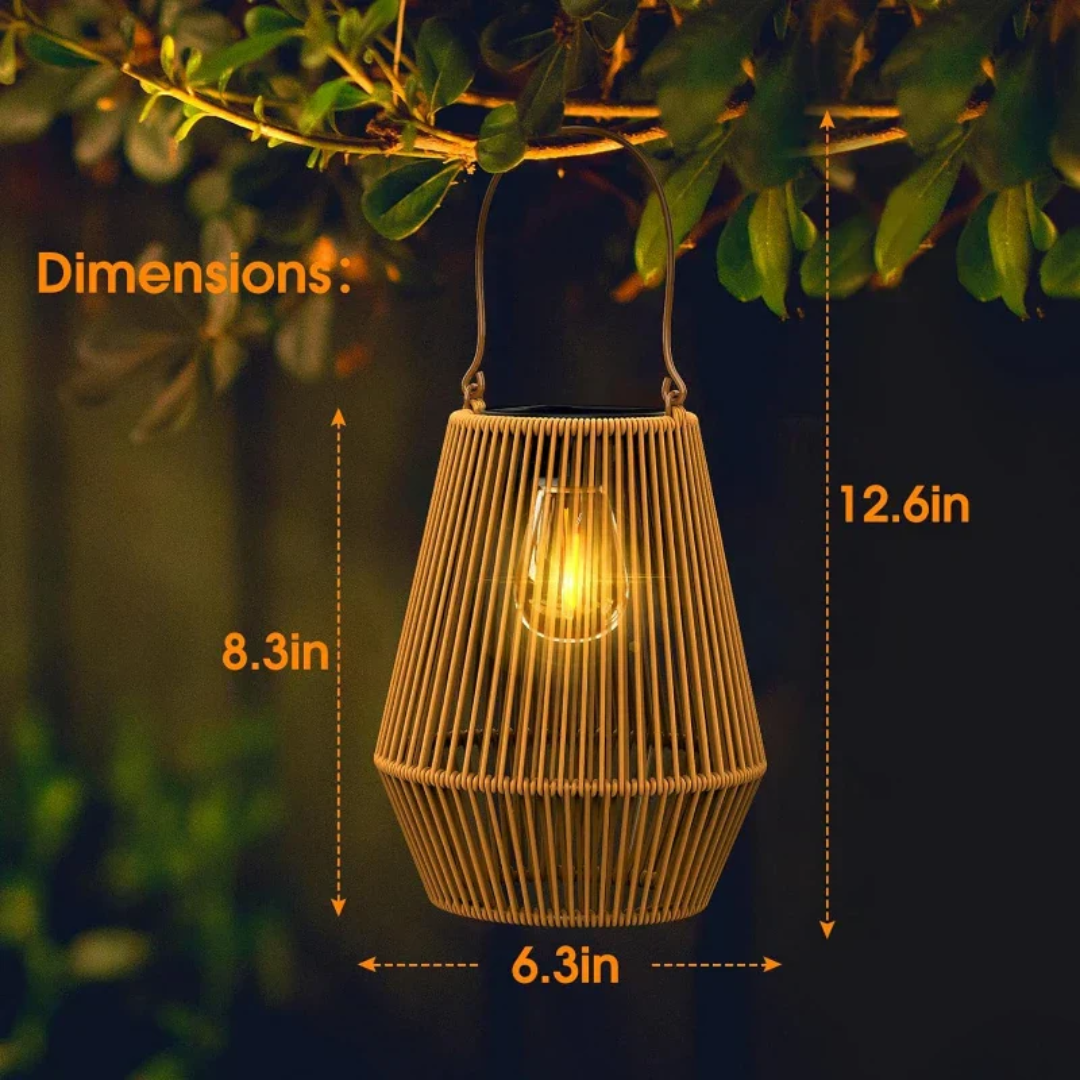 SunWeave – Fan artesanal llum de jardí impermeable amb energia solar