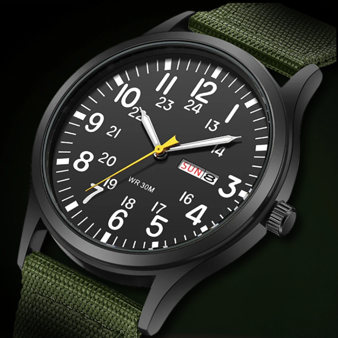 Reloj de hombre Nordrak para exteriores – 100m resistente al agua y cristal de zafiro resistente a los arañazos