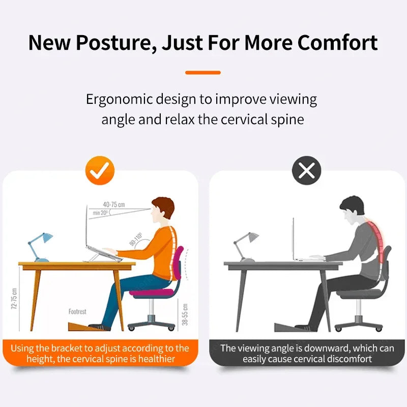 Ergolyft – Suport per a portàtil ajustable 10-15" – a casa i de viatge