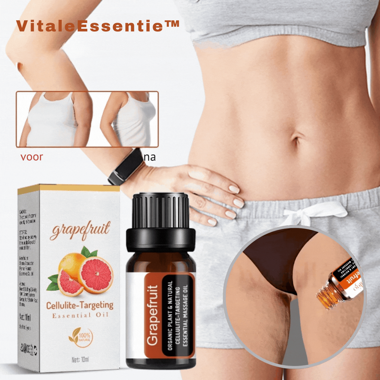 VitaleEssentie – Oli de toronja contra la cel·lulitis – oli per a la cura de la pell