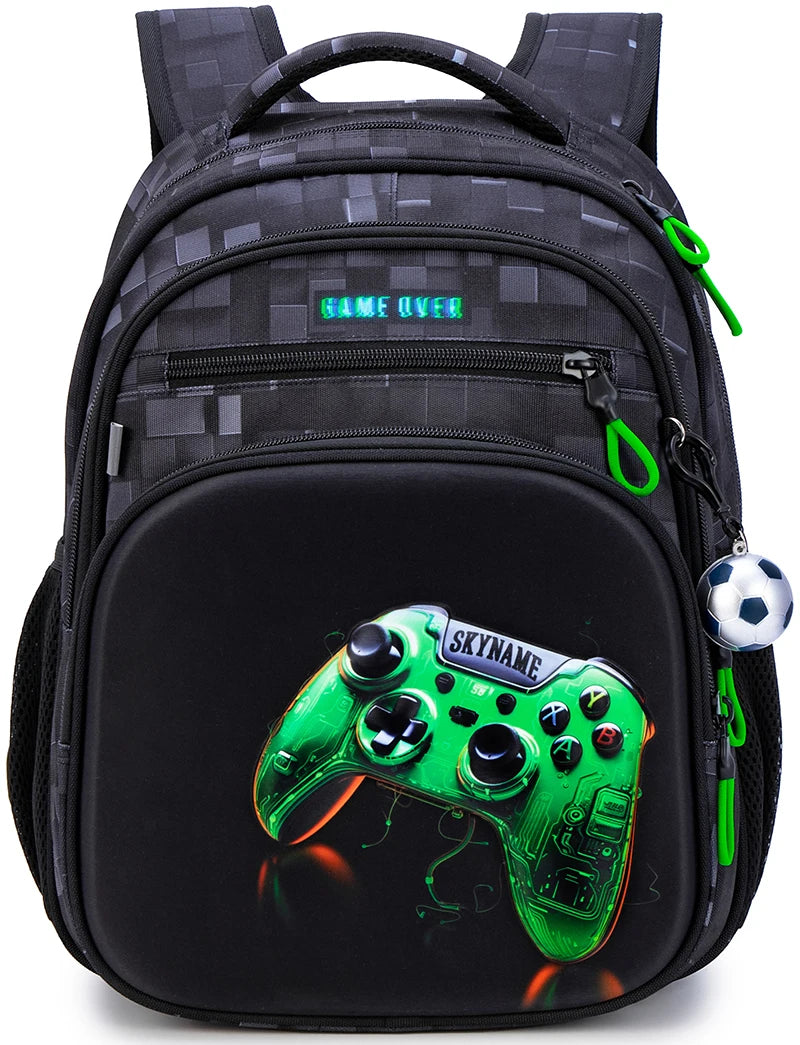 Kidura – Orthopedic backpack boy waterproof 7+ years – school & rain