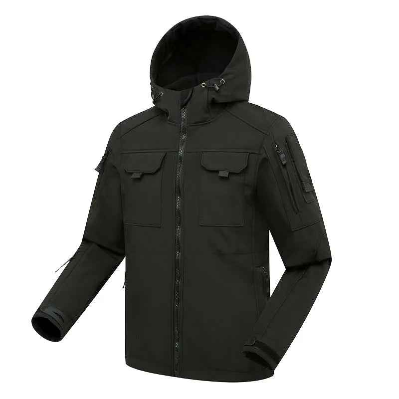 Nordfall – Conjunt de pantalons cargo d'home per a exterior, impermeable i tallavents, amb caputxa per a senderisme i ús diari