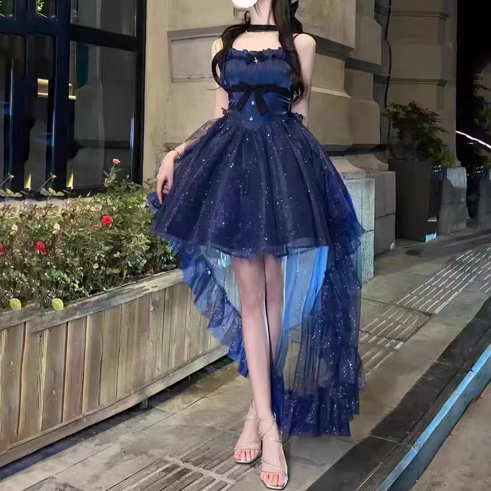 Vestido de verán Solivelle para mulleres – vestido de algodón aireado con faixa na cintura e detalles brillantes