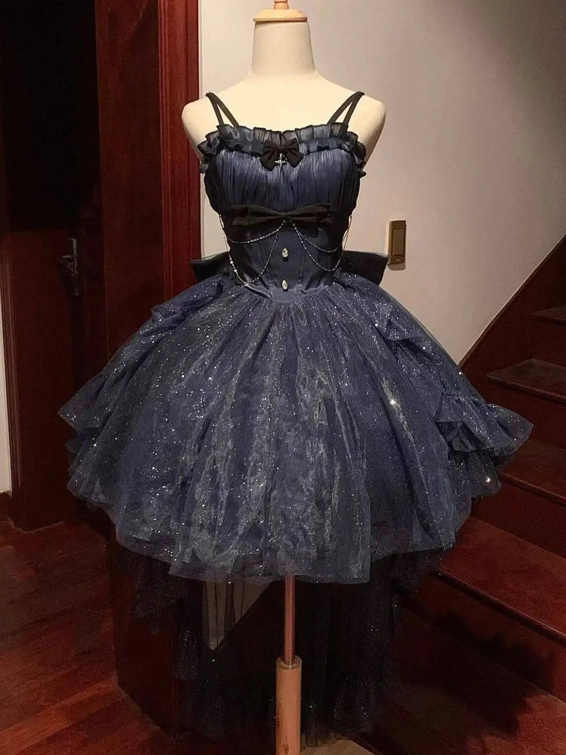 Vestido de verán Solivelle para mulleres – vestido de algodón aireado con faixa na cintura e detalles brillantes