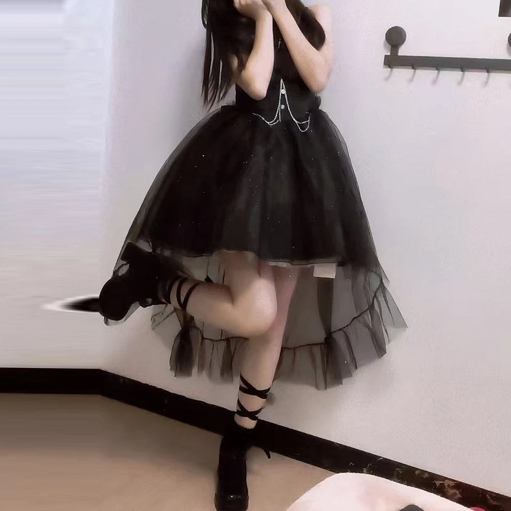 Vestido de verán Solivelle para mulleres – vestido de algodón aireado con faixa na cintura e detalles brillantes