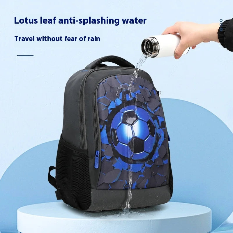 Strikzon – motxilla nen closca dura amb USB – escola i tema futbolístic