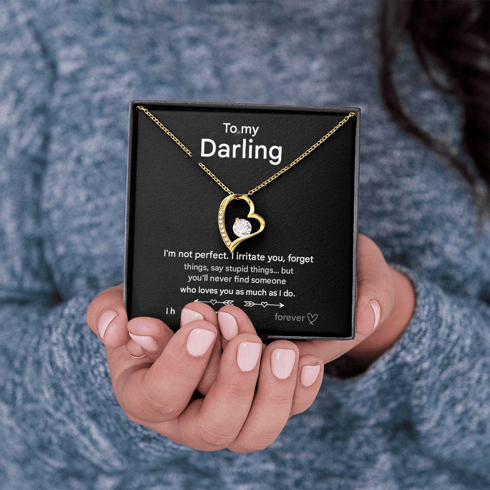 Amara – Hartketting verguld zilver – Tijdloos sieraad voor dames