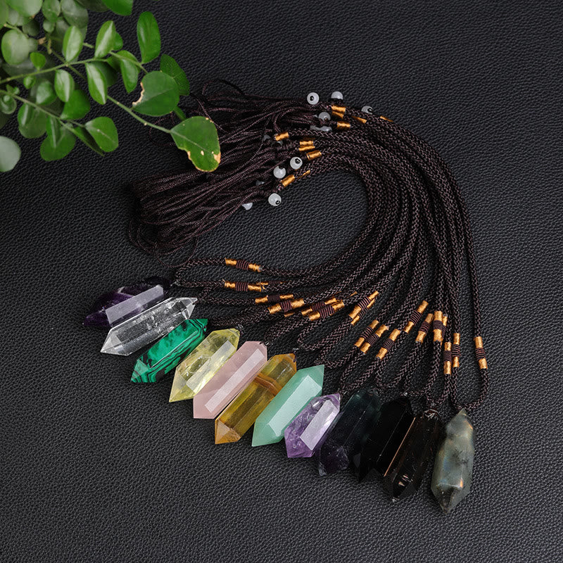 Lyra Amethyst Pendant – Natural and Healing Crystal Necklace for Inner Peace and Style