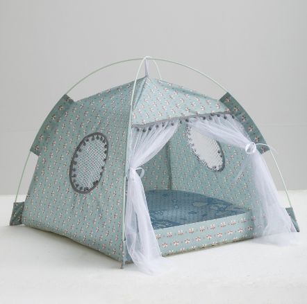 Casa de tenda tancada per a mascotes - Refugi elegant amb comoditat