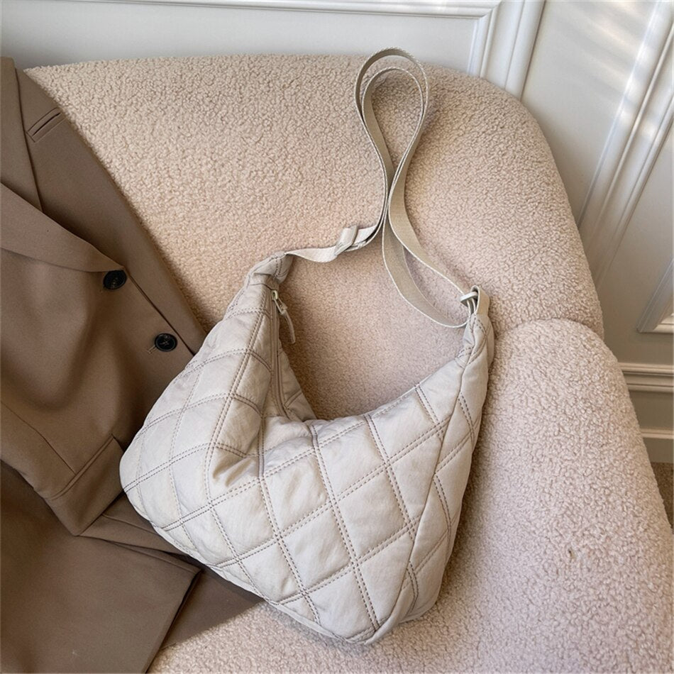 Melzano Quilted Puffer Bag