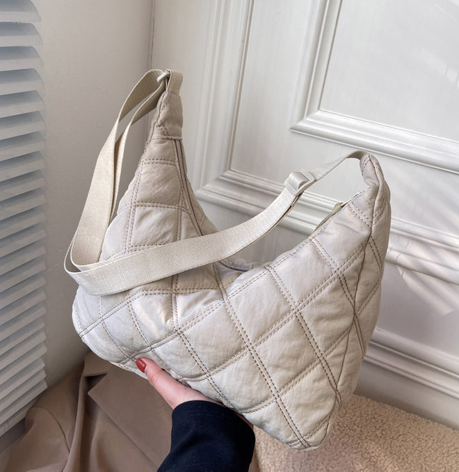 Melzano Quilted Puffer Bag