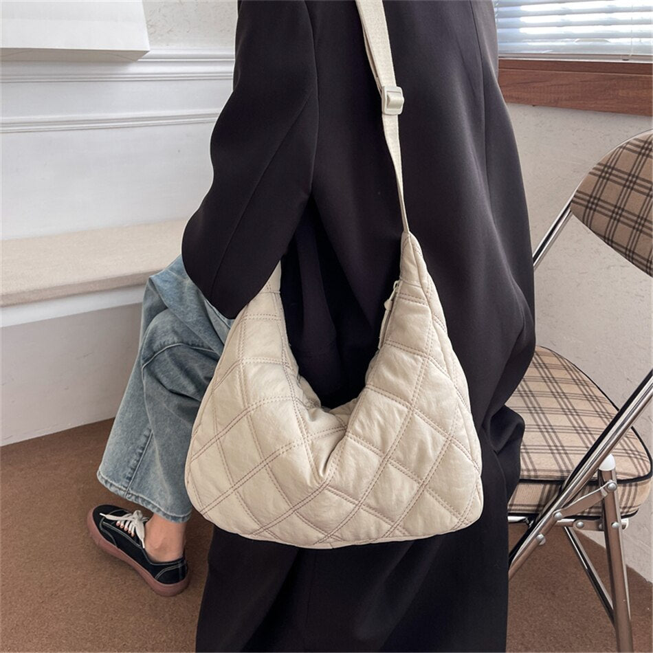 Melzano Quilted Puffer Bag