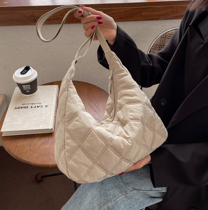 Melzano Quilted Puffer Bag
