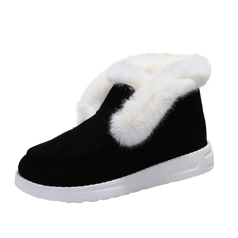 Mocasines Maggie Winter | Mocasines de ante con forro de piel sintética tipo slip-on