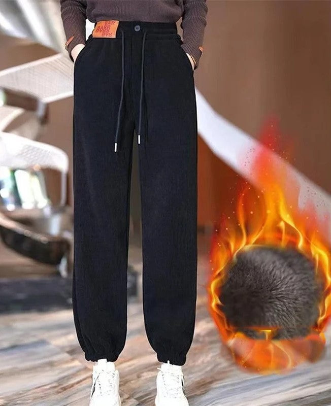 Pantalón de chándal de invierno Monica | Forro cálido de felpa y diseño casual