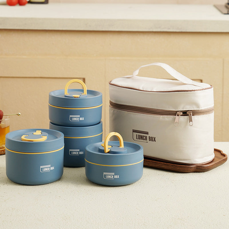 ThermoBox Lunchbox – Lonchera inteligente multicapa con aislamiento y BOLSA DE TRANSPORTE GRATIS para comidas calientes y frías para llevar