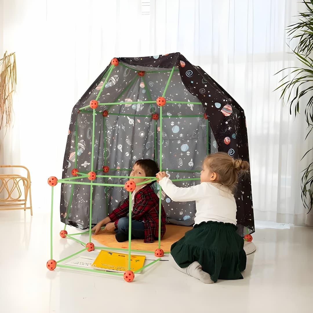 MagiZelt – Tienda de juego para niños de plástico, portátil y llena de fantasía