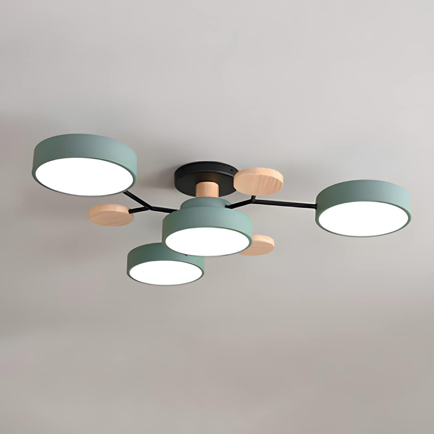 Lumaro – Làmpada de sostre LED rodona – Disseny modern per a sala d'estar