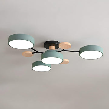 Lumaro – Làmpada de sostre LED rodona – Disseny modern per a sala d'estar