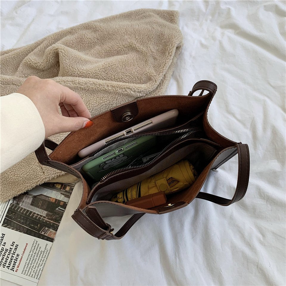 Melzano Bolso Tote de Cuero Vegano