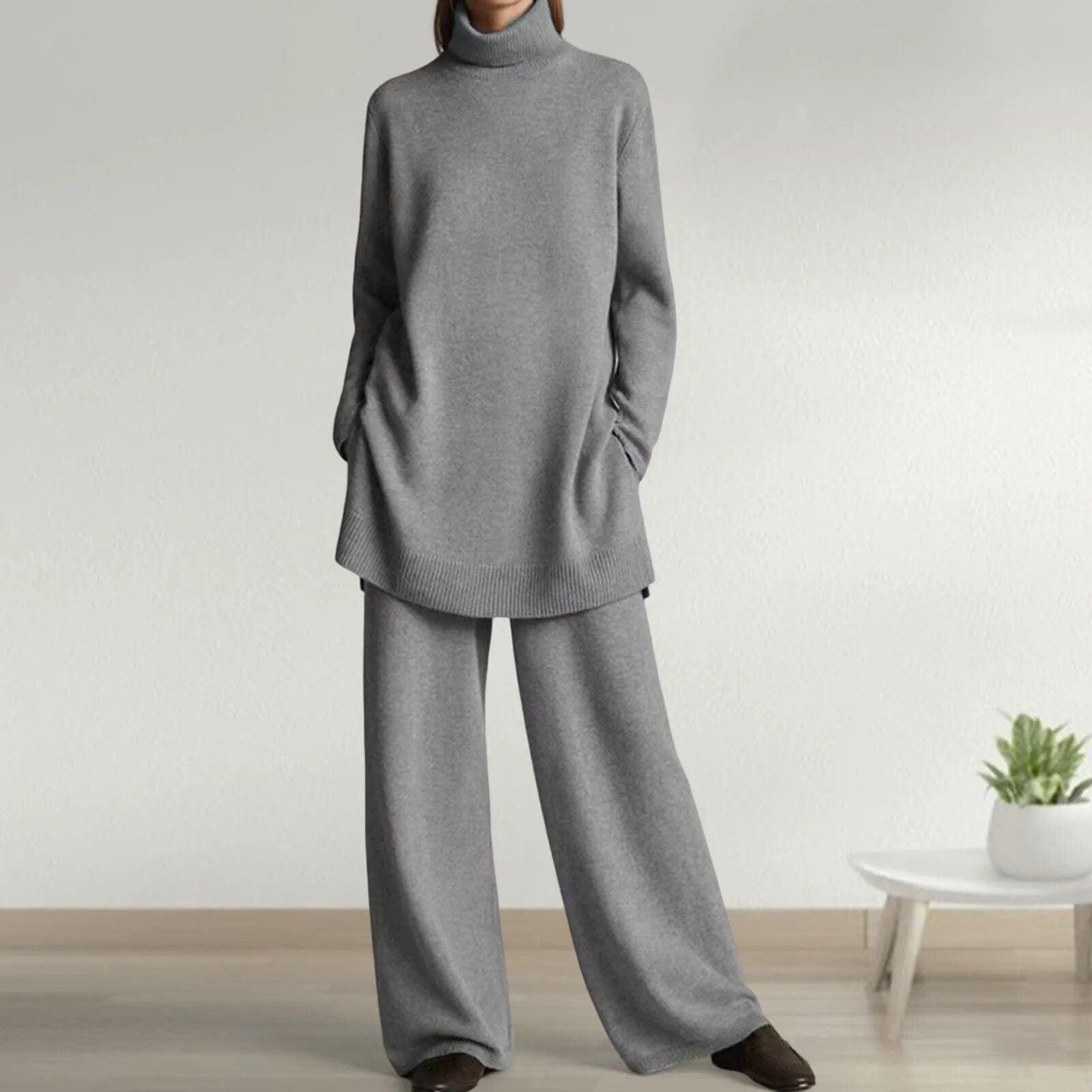 Melzano Lotte | Jersei amb coll alt i pantalons amples