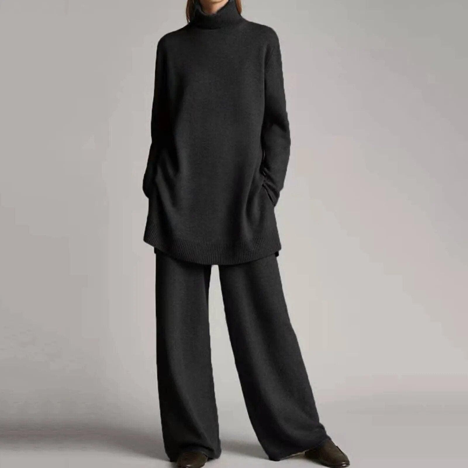 Melzano Lotte | Jersei amb coll alt i pantalons amples