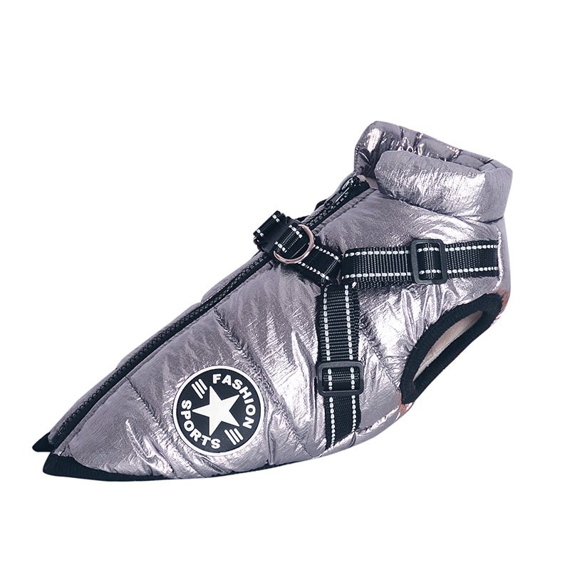 Melzano Chaqueta Impermeable para Perros con Arnés