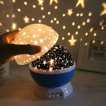 Luna – Sterrenprojector Nachtlamp met muziek en USB voor kinderkamer
