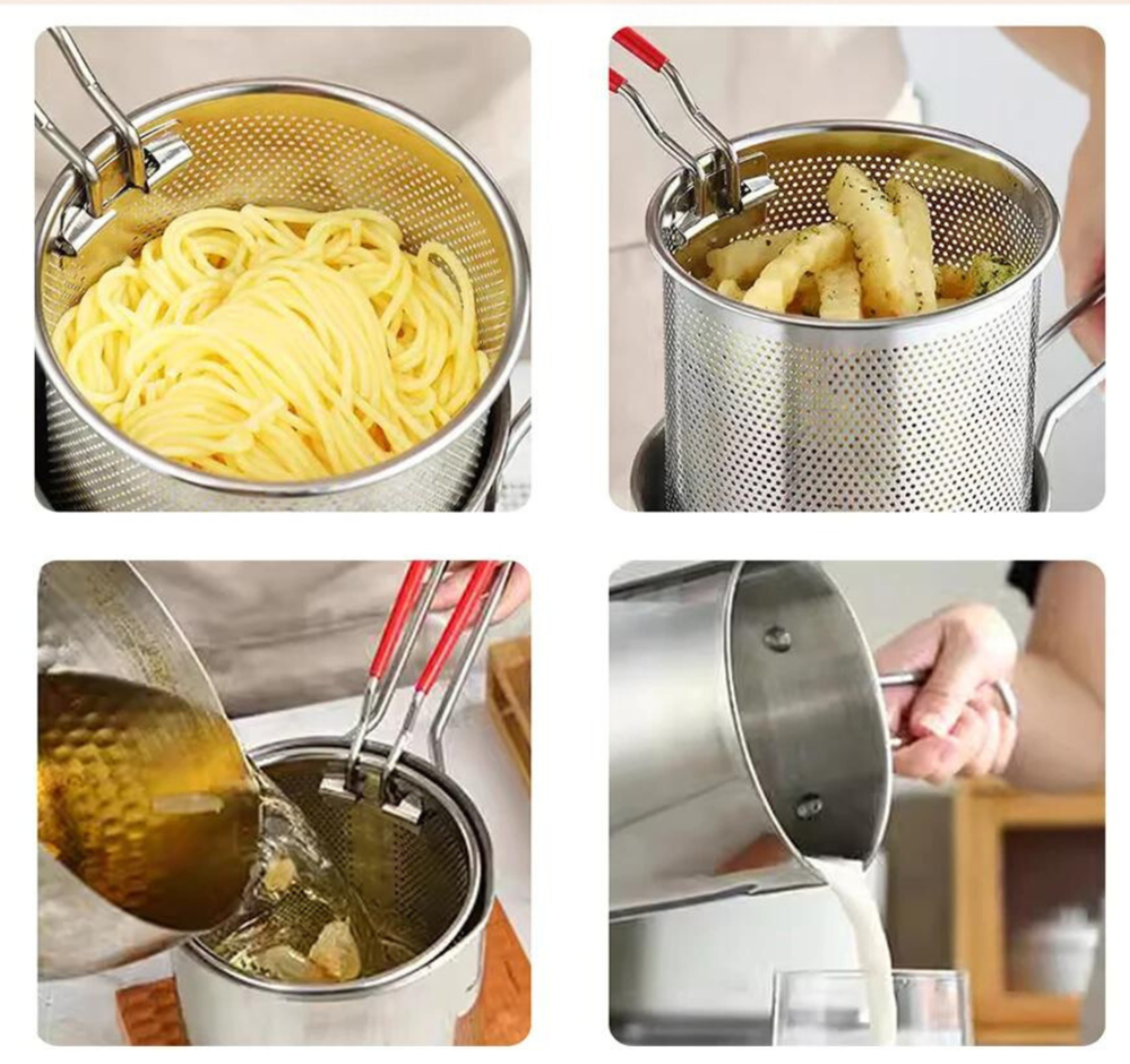 CookPro Set de fregidora amb tecnologia d'estalvi d'oli – compacte i cruixent