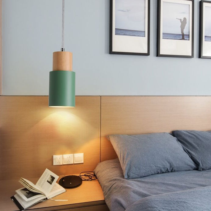NordicGlow – Làmpada penjant cilíndrica LED d'alumini – Interior modern