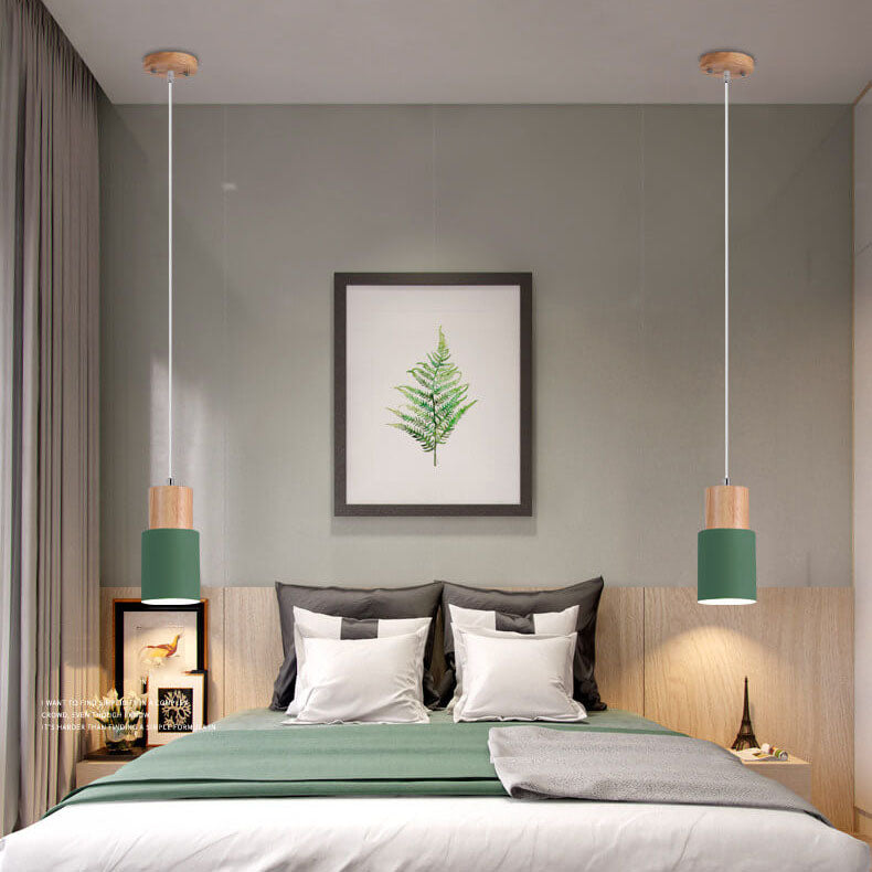 NordicGlow – Làmpada penjant cilíndrica LED d'alumini – Interior modern