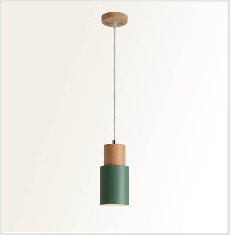 NordicGlow – Làmpada penjant cilíndrica LED d'alumini – Interior modern