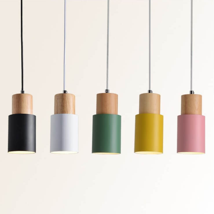 NordicGlow – Làmpada penjant cilíndrica LED d'alumini – Interior modern