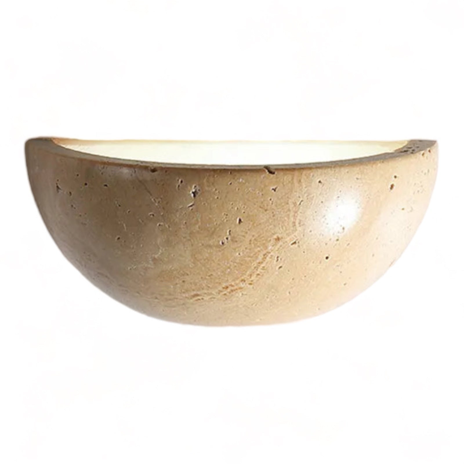 ZenGlow – Llum de paret LED semicircular – Disseny minimalista Wabi-Sabi