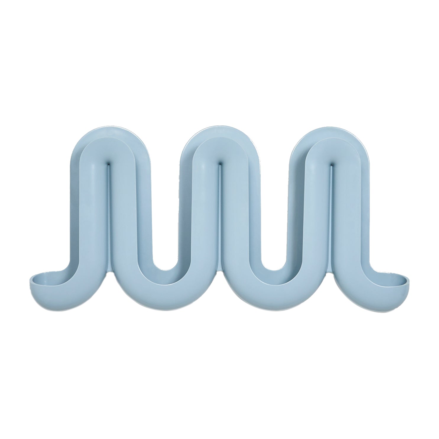 Rewavé – Penja-robes de peu i prestatge per a roba, disseny ondulat, plàstic reciclat