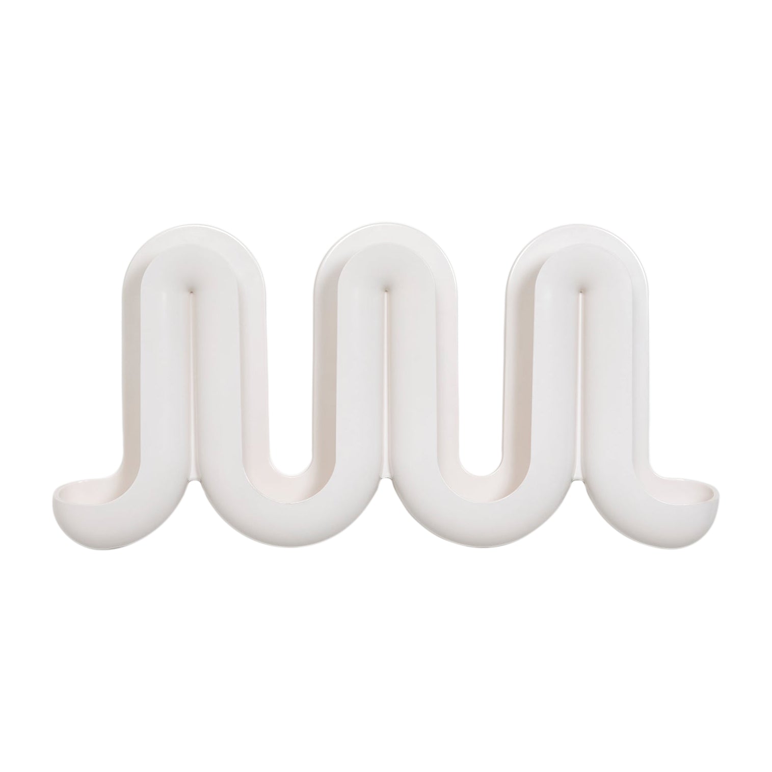 Rewavé – Penja-robes de peu i prestatge per a roba, disseny ondulat, plàstic reciclat