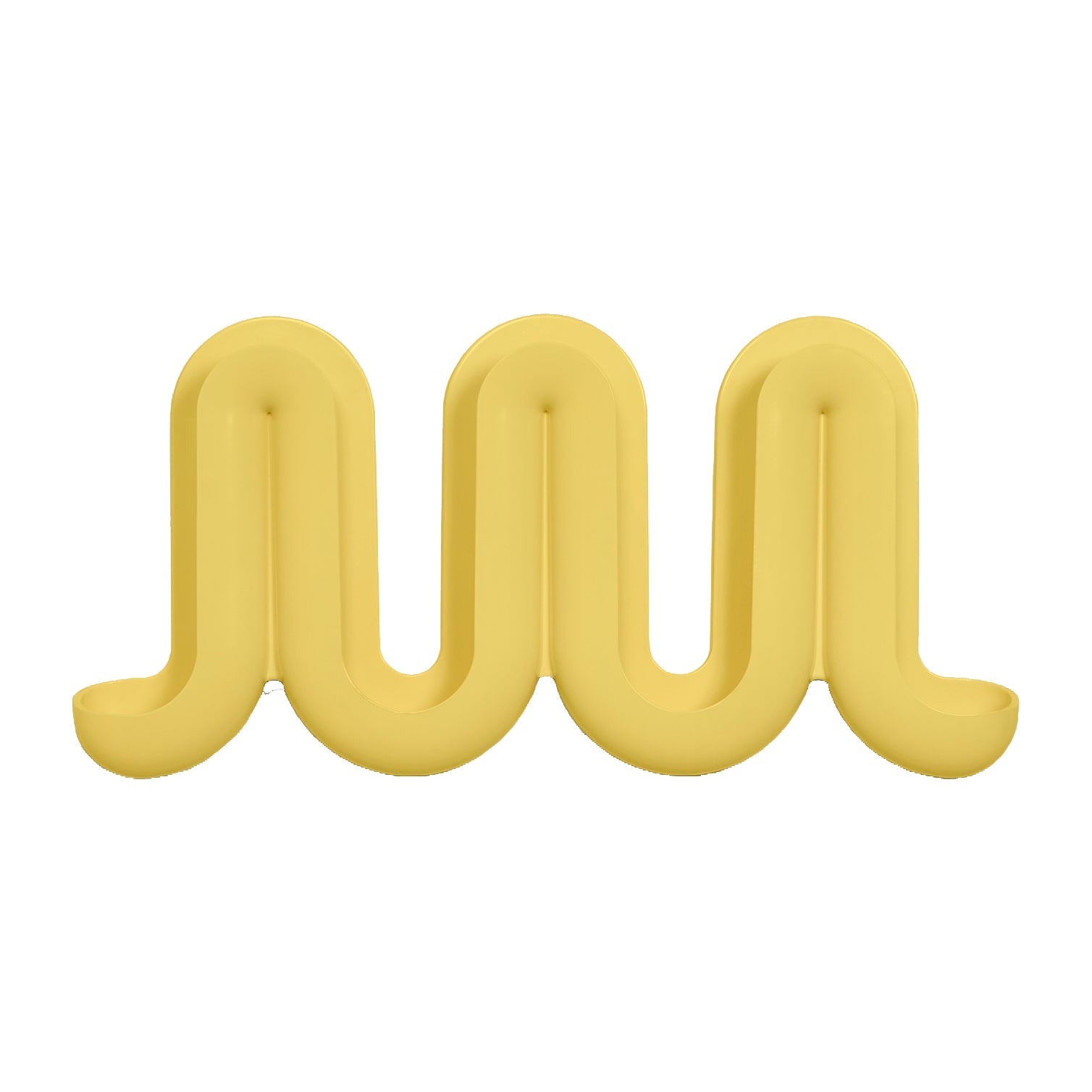 Rewavé – Penja-robes de peu i prestatge per a roba, disseny ondulat, plàstic reciclat