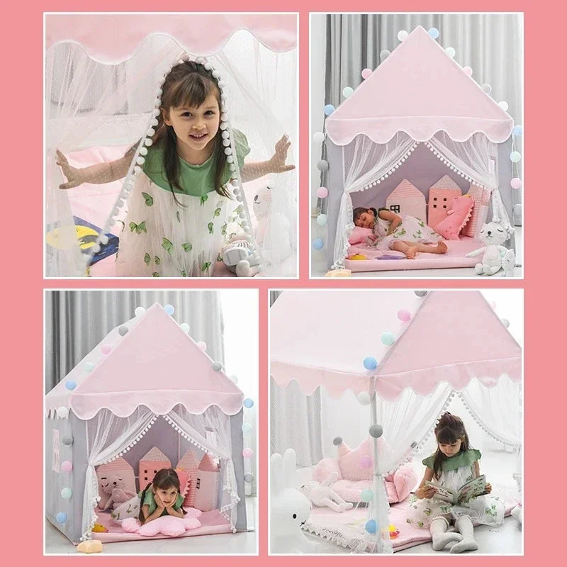 Dreamworld Tenda de Princesa | Casa de xogo máxica con protección UV
