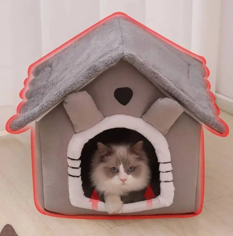 Acollidor refugi per a animals | Casa còmoda per a cada temporada
