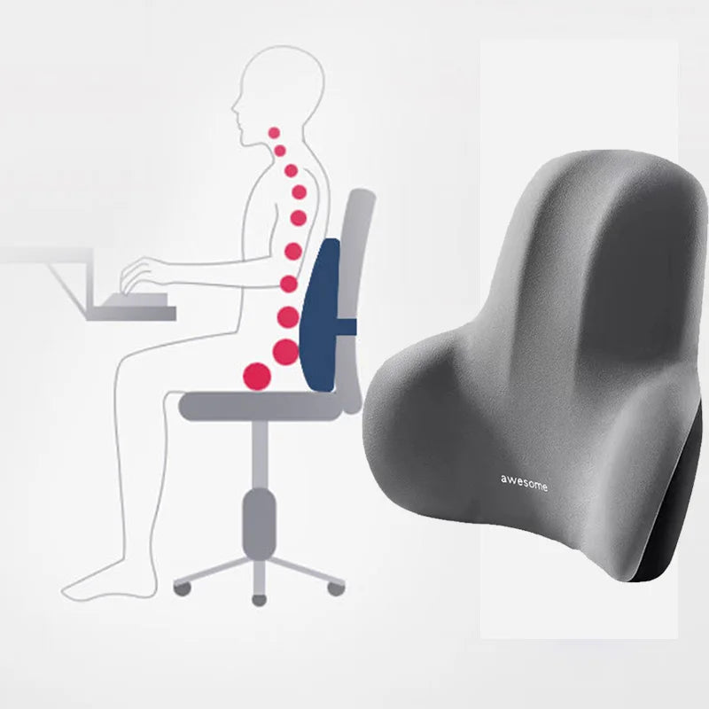 Cojín lumbar mágico | Comodidad ergonómica para sentarse en cada silla