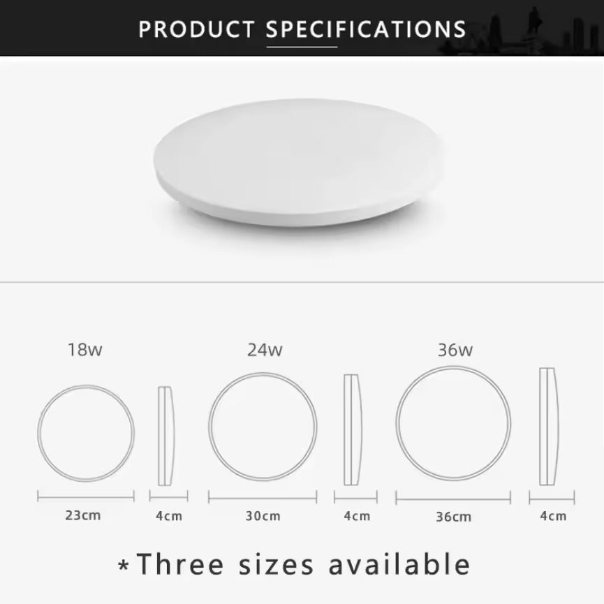 Alpha Lights – làmpada de sostre LED empotrada 15cm – IP44 impermeable