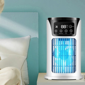 AirPure Mini – Compacte 3-in-1 Luchtkoeler met USB en Stil Design