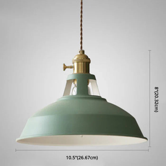 IronGlow – Llum penjant retro industrial amb pantalla metàl·lica – Disseny ajustable