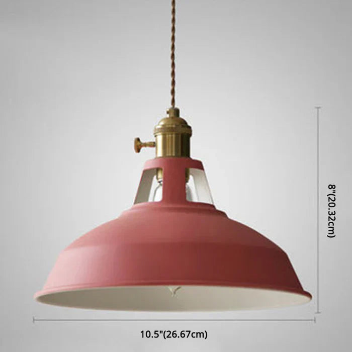 IronGlow – Llum penjant retro industrial amb pantalla metàl·lica – Disseny ajustable
