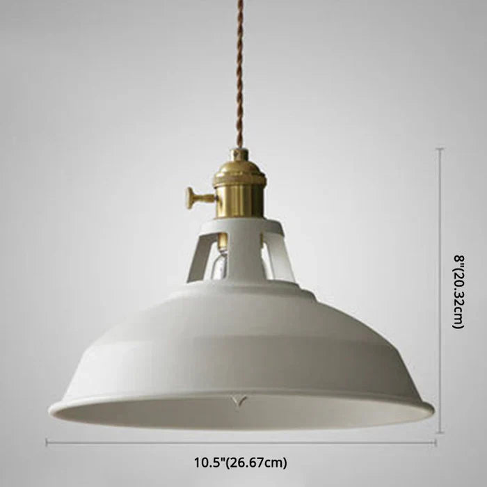 IronGlow – Llum penjant retro industrial amb pantalla metàl·lica – Disseny ajustable