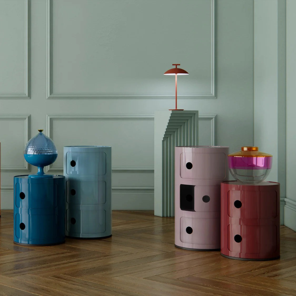 Módulo Living – Ronde Componibili Armario, modular y ligero
