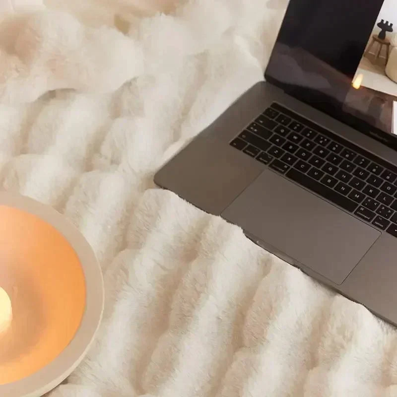 VeluLuxe – Manta d'hivern portàtil de pell sintètica – suau i elegant