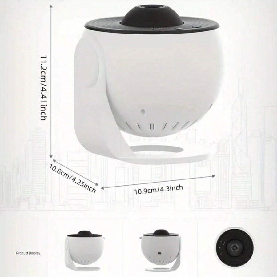 AstroGlow – Llum de projector de càmera cel estrellat – Compacta i acollidora