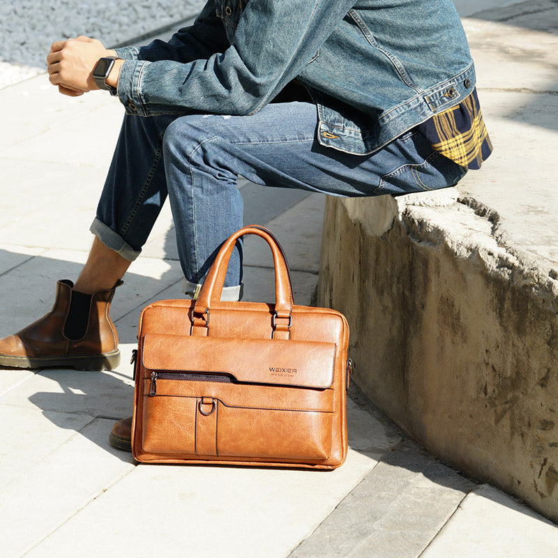 Bolso para portátil WeiXier - estilo e eficiencia para a vida diaria moderna